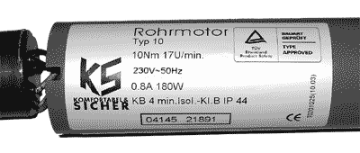 Der Komfortabel und Sicher Rohrmotor